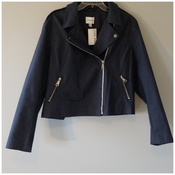 NWT Nine West Moto Jacket. - Picture 2 of 8